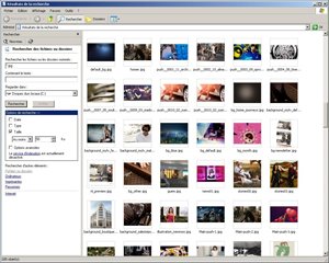 Rechercher des photos sous Windows XP